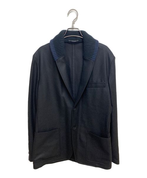 HERMES（エルメス）HERMES (エルメス) ショールカラージャケット ブラック サイズ:48の古着・服飾アイテム