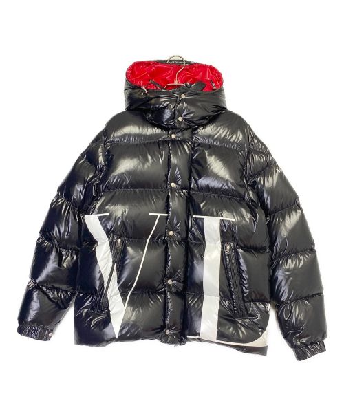 MONCLER（モンクレール）MONCLER (モンクレール) ロゴダウンジャケット ブラック サイズ:48の古着・服飾アイテム