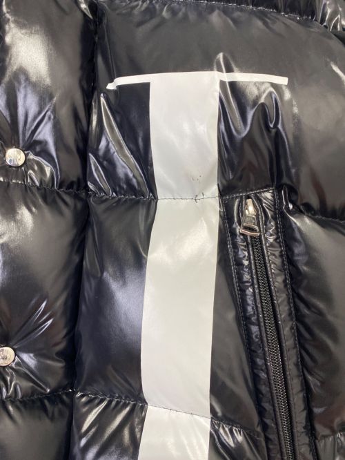 MONCLER（モンクレール）MONCLER (モンクレール) ロゴダウンジャケット ブラック サイズ:48の古着・服飾アイテム