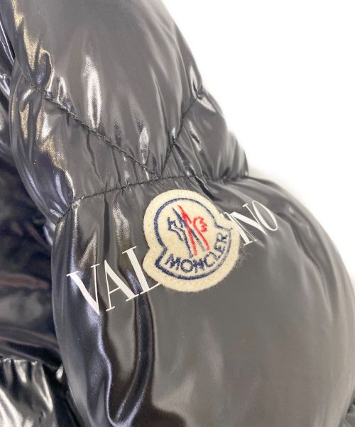 MONCLER（モンクレール）MONCLER (モンクレール) ロゴダウンジャケット ブラック サイズ:48の古着・服飾アイテム