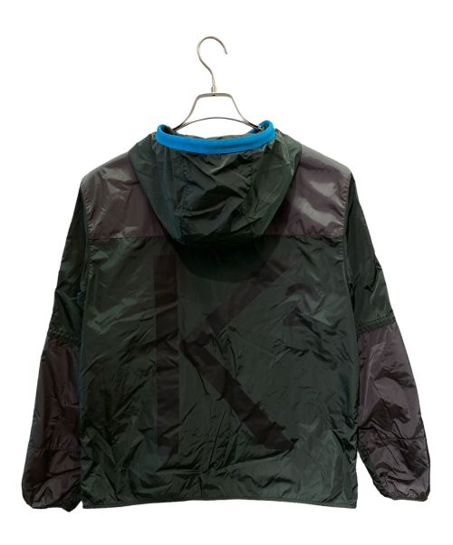 MONCLER（モンクレール）MONCLER (モンクレール) Eloi K2ジップアップパーカー モスグリーン×グレー サイズ:2の古着・服飾アイテム