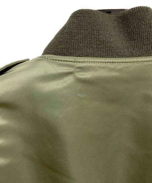 Saint Laurent Paris（サンローランパリ）Saint Laurent Paris (サンローランパリ) CLASSIC BOMBER JACKET カーキ サイズ:48の古着・服飾アイテム