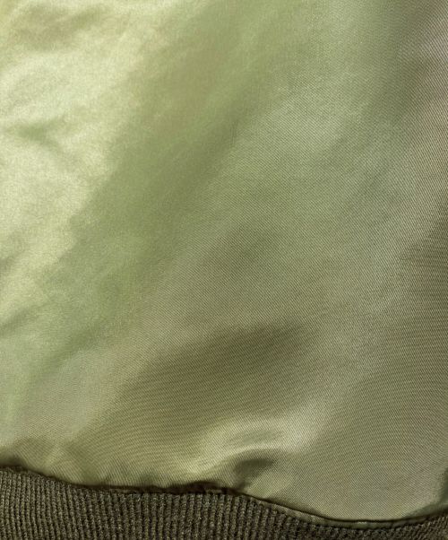 Saint Laurent Paris（サンローランパリ）Saint Laurent Paris (サンローランパリ) CLASSIC BOMBER JACKET カーキ サイズ:48の古着・服飾アイテム