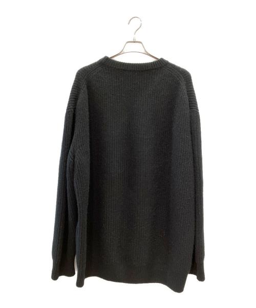 CELINE（セリーヌ）CELINE (セリーヌ) アンゴラ混ロゴニット ブラック サイズ:Lの古着・服飾アイテム