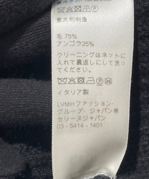 CELINE（セリーヌ）CELINE (セリーヌ) アンゴラ混ロゴニット ブラック サイズ:Lの古着・服飾アイテム