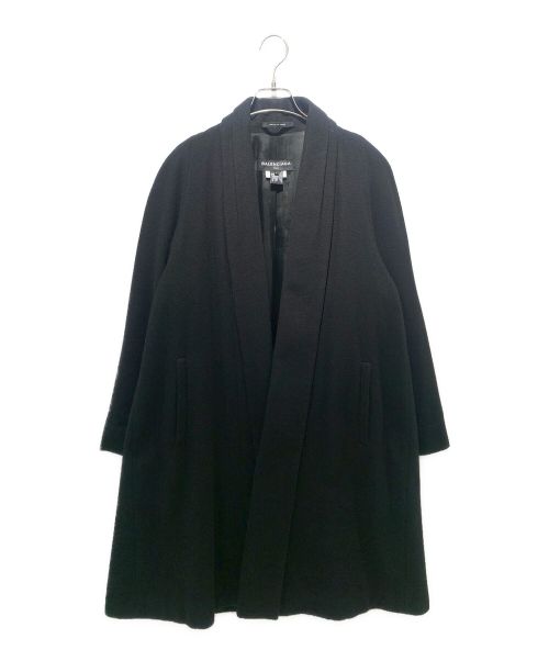 BALENCIAGA（バレンシアガ）BALENCIAGA (バレンシアガ) カシミヤトッパーコート ブラック サイズ:Lの古着・服飾アイテム