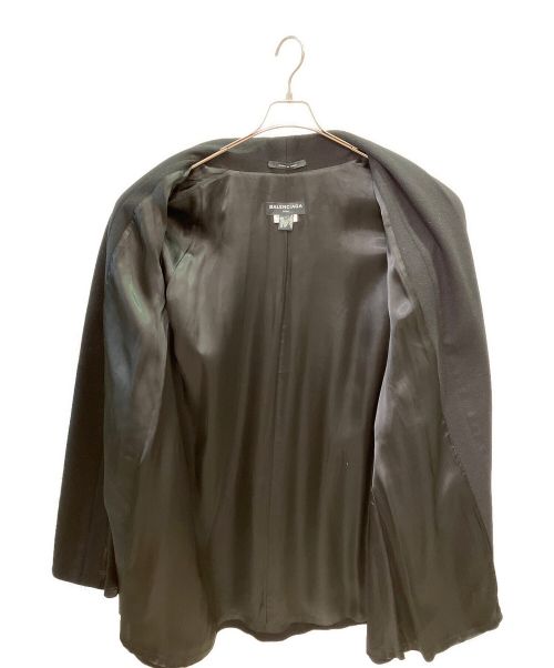 BALENCIAGA（バレンシアガ）BALENCIAGA (バレンシアガ) カシミヤトッパーコート ブラック サイズ:Lの古着・服飾アイテム
