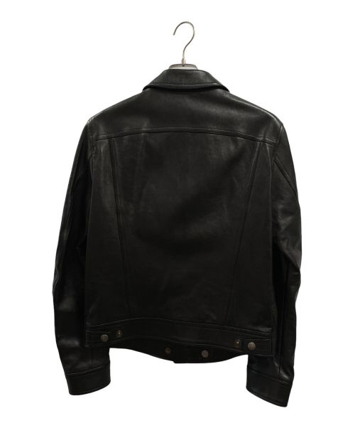 TOM FORD（トムフォード）TOM FORD (トムフォード) シングルレザージャケット ブラック サイズ:48の古着・服飾アイテム