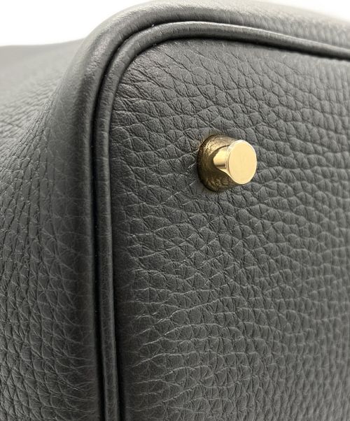 HERMES（エルメス）HERMES (エルメス) ピコタンMM トリヨンクレマンス ゴールド金具 ブラックの古着・服飾アイテム