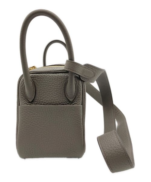 HERMES（エルメス）HERMES (エルメス) リンディミニ グレーの古着・服飾アイテム