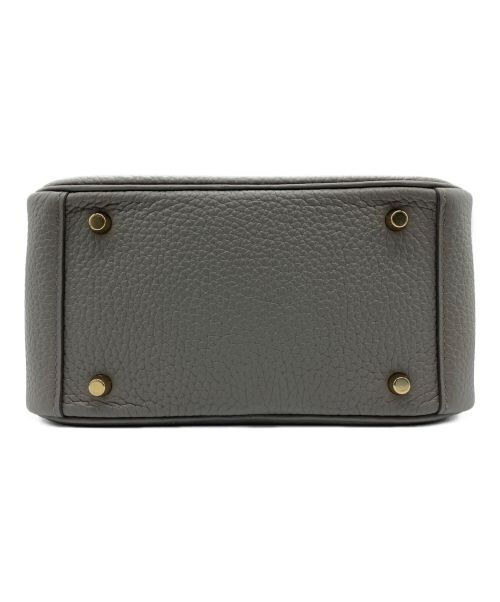HERMES（エルメス）HERMES (エルメス) リンディミニ グレーの古着・服飾アイテム