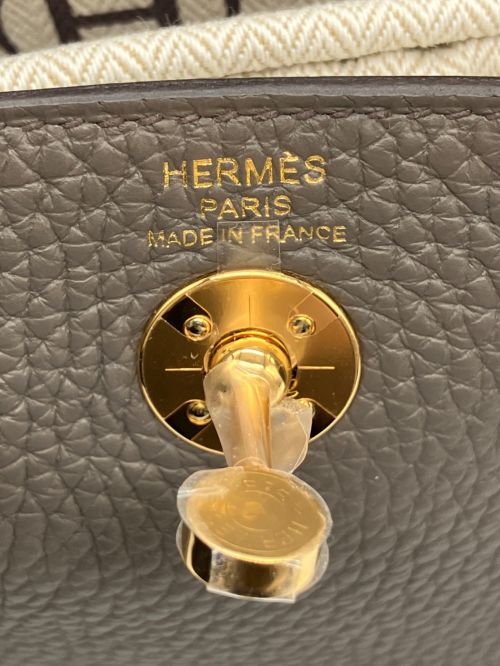HERMES（エルメス）HERMES (エルメス) リンディミニ グレーの古着・服飾アイテム
