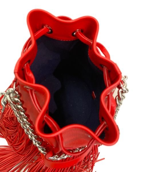 J&M DAVIDSON（ジェイ＆エム デヴィッドソン）J&M DAVIDSON (ジェイ＆エム デヴィッドソン) フリンジカーニバル レッド サイズ:ミニの古着・服飾アイテム