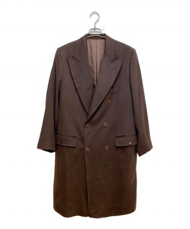 中古・古着通販】HERMES (エルメス) ベビーカシミヤコート ブラウン