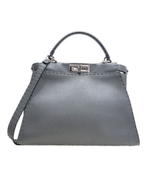 FENDI（フェンディ）FENDI (フェンディ) セレリアピーカブーレギュラー グレー サイズ:レギュラーの古着・服飾アイテム