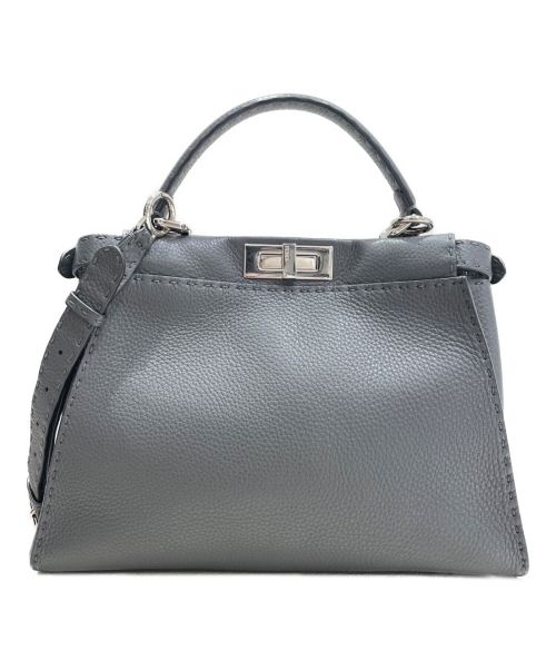 FENDI（フェンディ）FENDI (フェンディ) セレリアピーカブーレギュラー グレー サイズ:レギュラーの古着・服飾アイテム