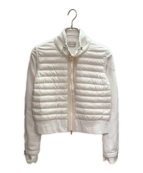 MONCLER（モンクレール）MONCLER (モンクレール) MAGLIA CARDIGAN ホワイト サイズ:00の古着・服飾アイテム