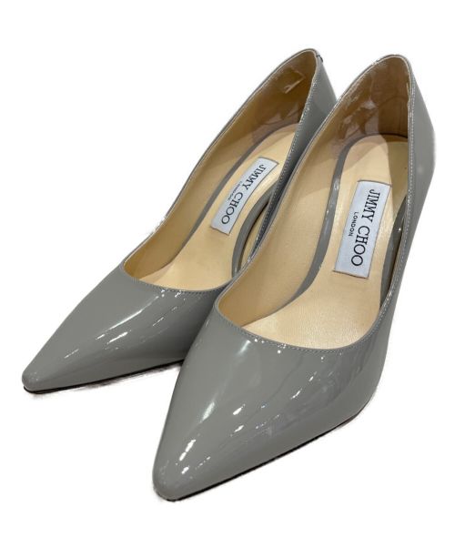 JIMMY CHOO（ジミーチュウ）JIMMY CHOO (ジミーチュウ) ポインテッドトゥパンプス グレー サイズ:36 1/2の古着・服飾アイテム