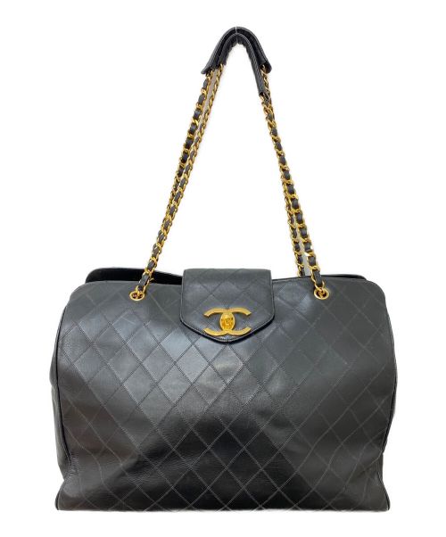 CHANEL（シャネル）CHANEL (シャネル) スーパーモデルチェーンショルダーバッグ ブラック×ゴールド サイズ:-の古着・服飾アイテム