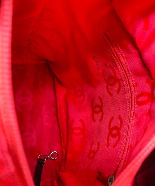 CHANEL（シャネル）CHANEL (シャネル) カンボントートバッグ ブラック×ホワイト サイズ:-の古着・服飾アイテム