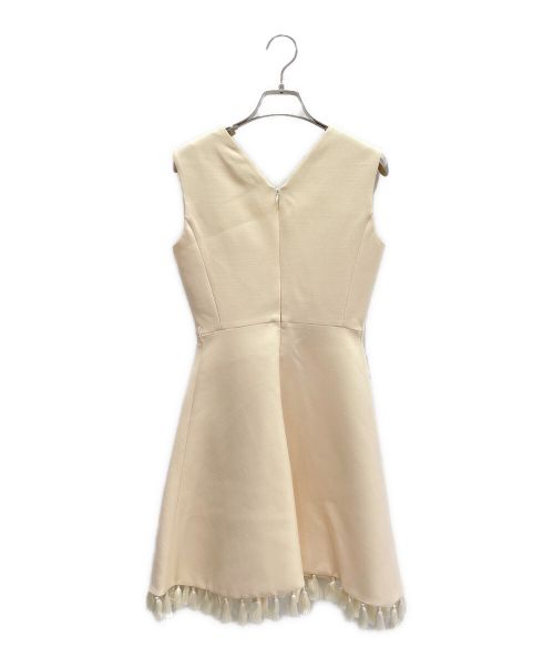 Christian Dior（クリスチャン ディオール）Christian Dior (クリスチャン ディオール) ノースリーブワンピース アイボリー サイズ:2の古着・服飾アイテム