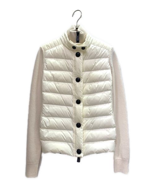 MONCLER GRENOBLE（モンクレール グルノーブル）MONCLER GRENOBLE (モンクレール グルノーブル) ダウンカーディガン アイボリー サイズ:XSの古着・服飾アイテム