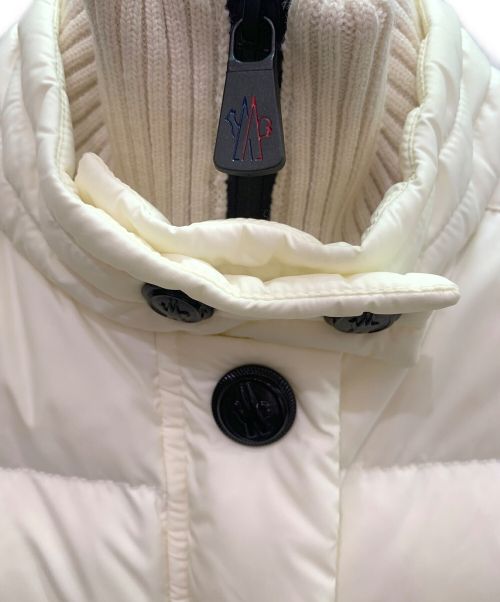 MONCLER GRENOBLE（モンクレール グルノーブル）MONCLER GRENOBLE (モンクレール グルノーブル) ダウンカーディガン アイボリー サイズ:XSの古着・服飾アイテム