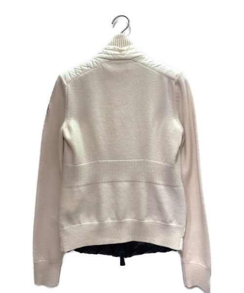 MONCLER GRENOBLE（モンクレール グルノーブル）MONCLER GRENOBLE (モンクレール グルノーブル) ダウンカーディガン アイボリー サイズ:XSの古着・服飾アイテム