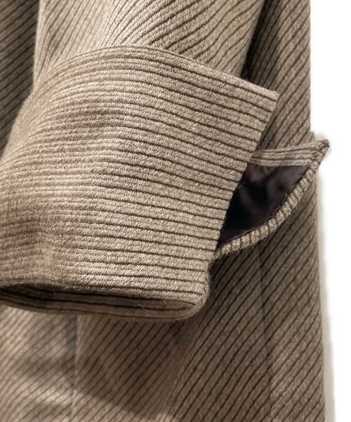 HERMES（エルメス）HERMES (エルメス) マルジェラ期 オーバーサイズウールコート/Archive ブラウン サイズ:40の古着・服飾アイテム