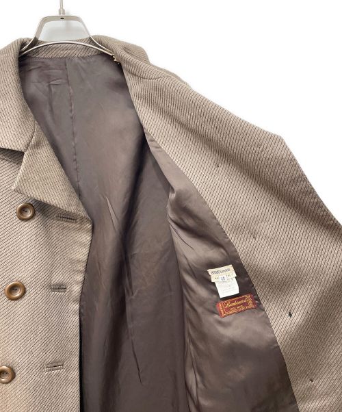 HERMES（エルメス）HERMES (エルメス) マルジェラ期 オーバーサイズウールコート/Archive ブラウン サイズ:40の古着・服飾アイテム