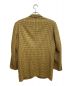 HERMES (エルメス) カシミヤ混テーラードジャケット ブラウン×ベージュ サイズ:L：44800円