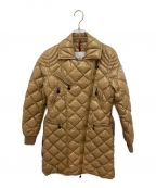 MONCLERモンクレール）の古着「MILBROOK(ミルブルック)/ハーフダウンコート」｜ベージュ