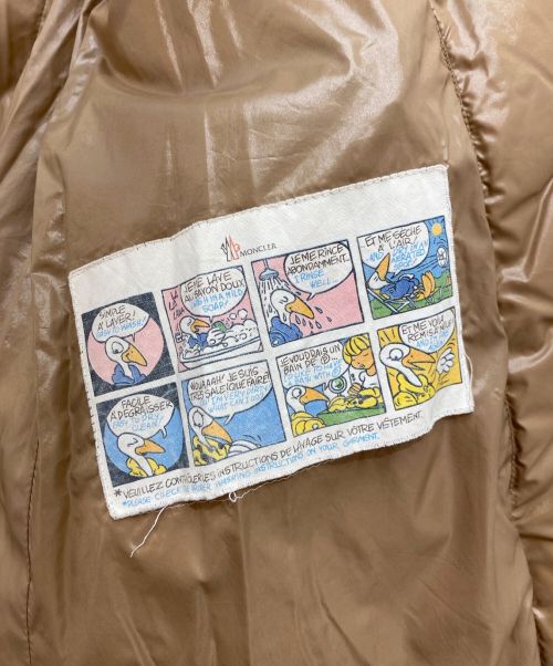 MONCLER（モンクレール）MONCLER (モンクレール) MILBROOK(ミルブルック)/ハーフダウンコート ベージュ サイズ:1の古着・服飾アイテム