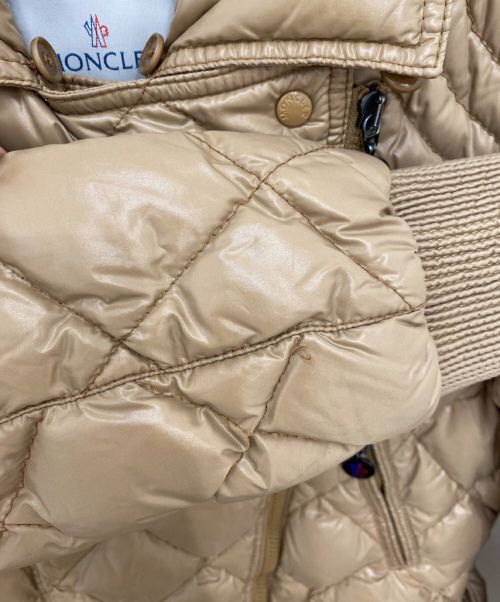 MONCLER（モンクレール）MONCLER (モンクレール) MILBROOK(ミルブルック)/ハーフダウンコート ベージュ サイズ:1の古着・服飾アイテム