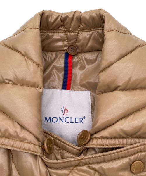 MONCLER（モンクレール）MONCLER (モンクレール) MILBROOK(ミルブルック)/ハーフダウンコート ベージュ サイズ:1の古着・服飾アイテム
