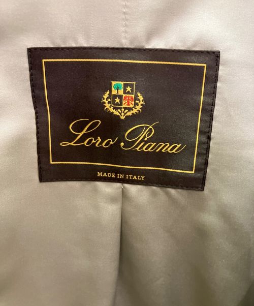 LORO PIANA（ロロピアーナ）LORO PIANA (ロロピアーナ) カシミヤジップコート ネイビー サイズ:Mの古着・服飾アイテム