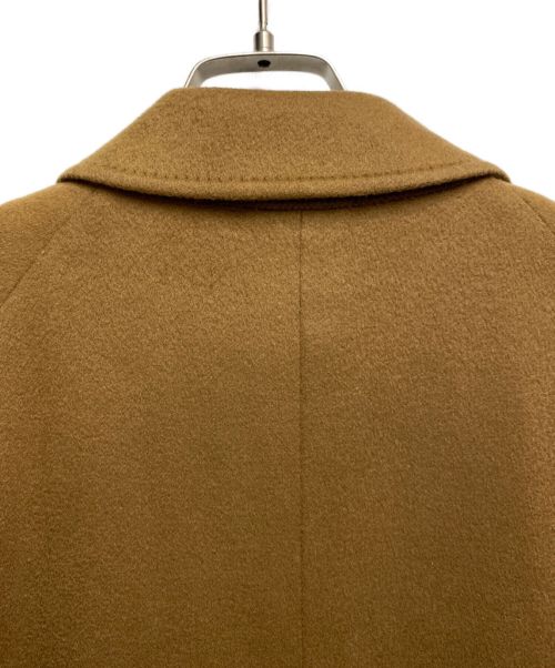 HERMES（エルメス）HERMES (エルメス) カシミヤステンカラーコート キャメル サイズ:Lの古着・服飾アイテム