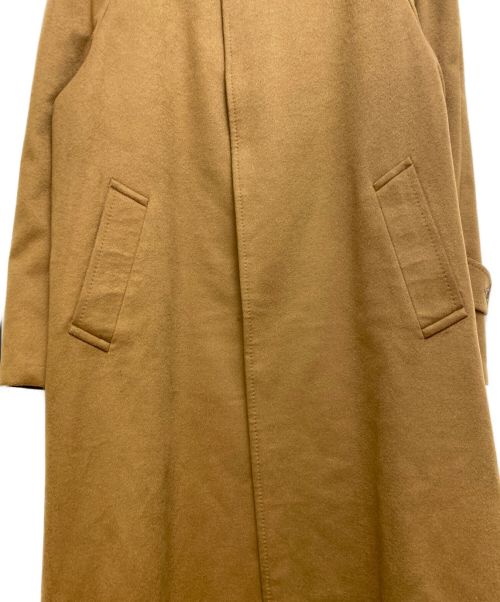 HERMES（エルメス）HERMES (エルメス) カシミヤステンカラーコート キャメル サイズ:Lの古着・服飾アイテム
