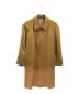 HERMES（エルメス）の古着「カシミヤステンカラーコート」｜キャメル