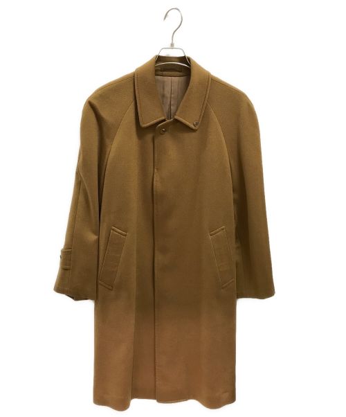HERMES（エルメス）HERMES (エルメス) カシミヤステンカラーコート キャメル サイズ:Lの古着・服飾アイテム