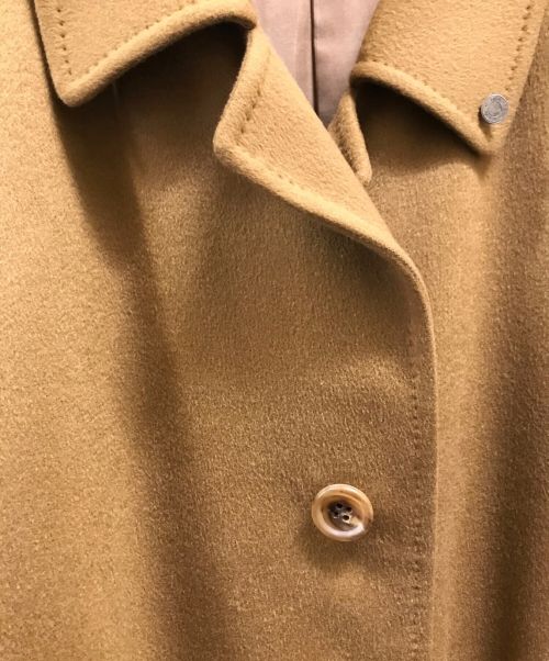 HERMES（エルメス）HERMES (エルメス) カシミヤステンカラーコート キャメル サイズ:Lの古着・服飾アイテム