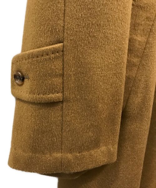 HERMES（エルメス）HERMES (エルメス) カシミヤステンカラーコート キャメル サイズ:Lの古着・服飾アイテム