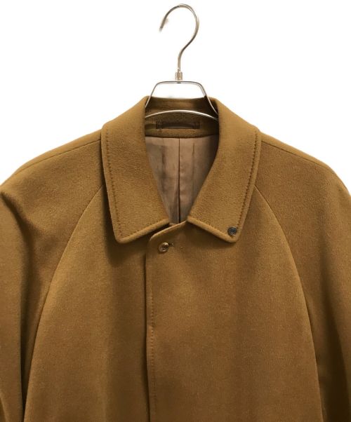 HERMES（エルメス）HERMES (エルメス) カシミヤステンカラーコート キャメル サイズ:Lの古着・服飾アイテム