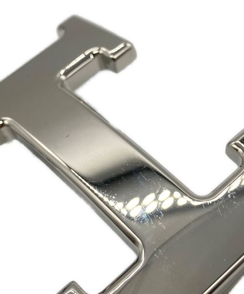 HERMES（エルメス）HERMES (エルメス) Hコンスタンスベルト ブラック×ブルー サイズ:85の古着・服飾アイテム