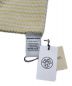 中古・古着 HERMES (エルメス) カシミヤマフラー イエロー×ホワイト 未使用品：54800円