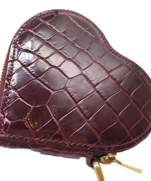 LOUIS VUITTON（ルイ ヴィトン）LOUIS VUITTON (ルイ ヴィトン) ハートエキゾチックコインケース ボルドー サイズ:-の古着・服飾アイテム