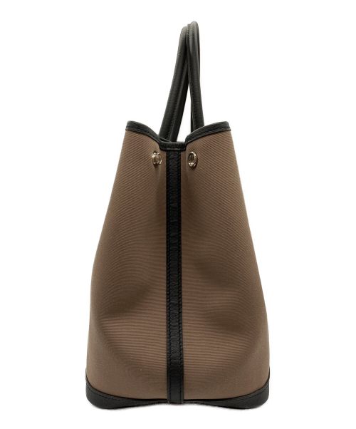 HERMES（エルメス）HERMES (エルメス) ガーデンパーティ36 ブラウン×ブラック サイズ:36の古着・服飾アイテム