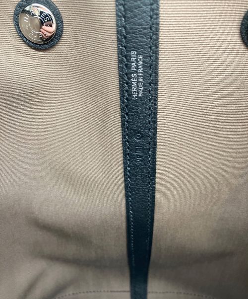 HERMES（エルメス）HERMES (エルメス) ガーデンパーティ36 ブラウン×ブラック サイズ:36の古着・服飾アイテム