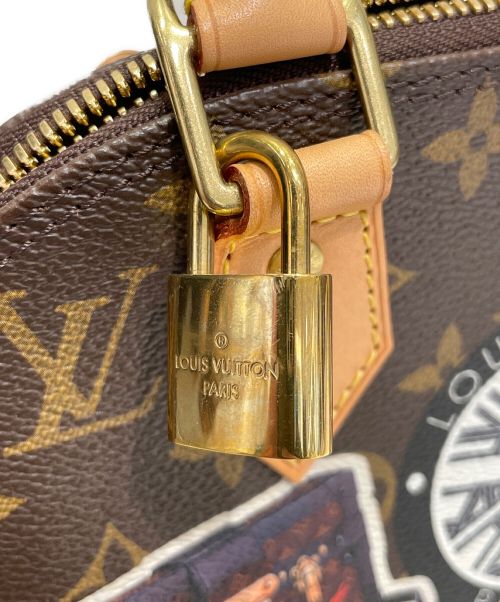 LOUIS VUITTON（ルイ ヴィトン）LOUIS VUITTON (ルイ ヴィトン) アルマBB ワールドツアーステッカー ブラウンの古着・服飾アイテム