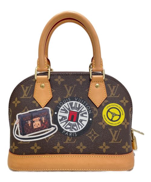 LOUIS VUITTON（ルイ ヴィトン）LOUIS VUITTON (ルイ ヴィトン) アルマBB ワールドツアーステッカー ブラウンの古着・服飾アイテム